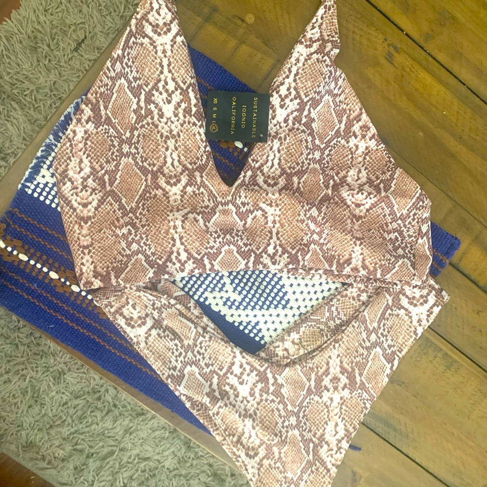SKATIE SWIM LACEY TOP & MELLY BOTTOM in Sequoia print. NWT open to Trade too - Picture 4 of 4